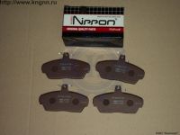 Колодка тормозная Газель передняя к-т 4 шт Alled Nippon