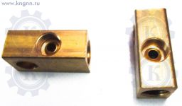 Тройник тормозных трубок Г-53