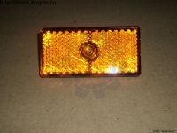 Фонарь габаритный желтый плоский тонкий