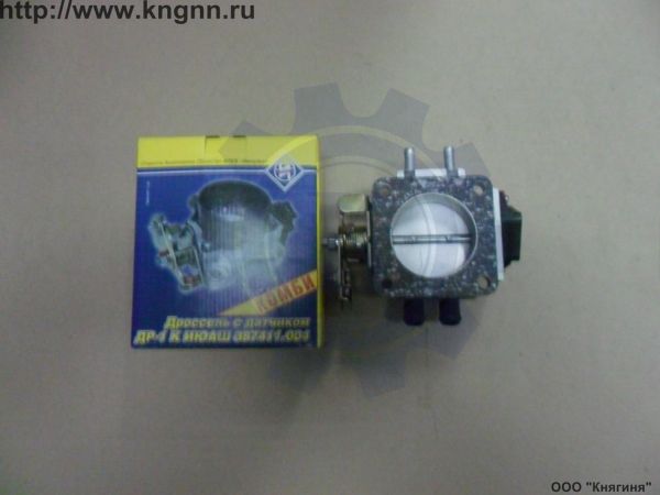 Дроссель ЗМЗ-406 в сборе Пекар (мет.корпус)
