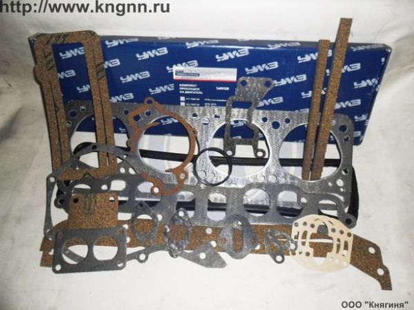 Набор прокладок двигателя УМЗ-417 90лс полный