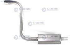 Резонатор Г-2217 405 4х4 в сб. с промежуточной тр.