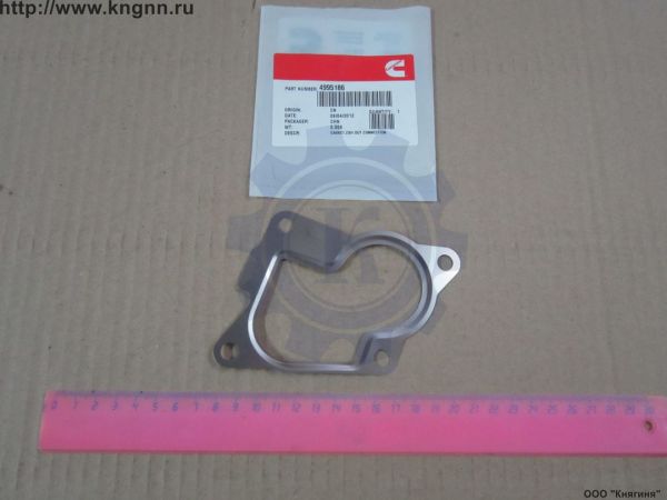 Прокладка выпускного патрубка Cummins 2,8 ст/обр (4отв.)