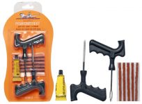 Набор для ремонта б/к шин (шило+клей+резин.вставки)