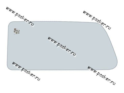 Стекло боковины В-2121