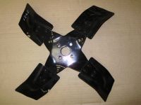 Вентилятор УАЗ (крыльчатка) металл  4 лопасти без гидромуфты