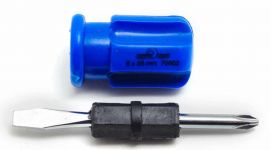 Отвертка двусторонняя малая 6х38мм Сервис Ключ (70802)