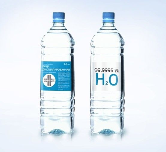 Вода дистиллированная 1.5л