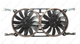 Электровентилятор УАЗ- Патриот (сдвоенный) с кожухом