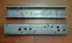 Усилитель рамы Г-3302 передний к-т 2шт. 630мм под аморт.