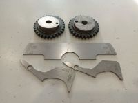 Звездочки распредвала ЗМЗ-409 Е-4 к-т 2шт. (разрезные) с транспортиром
