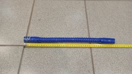 Шланг Ф16 400мм гофрированный силикон