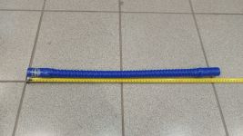 Шланг Ф20 600мм гофрированный силикон