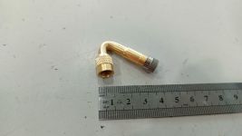 Удлинитель золотника Газель латунь угловой 45гр.