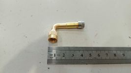 Удлинитель золотника Газель латунь угловой 90гр.