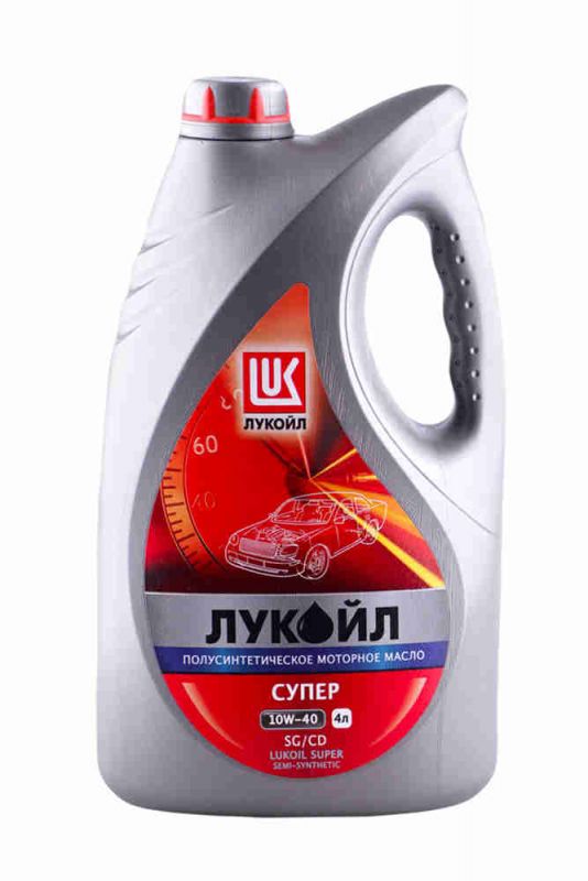 Масло Лукойл 10W40 (п/синт) Супер 4л